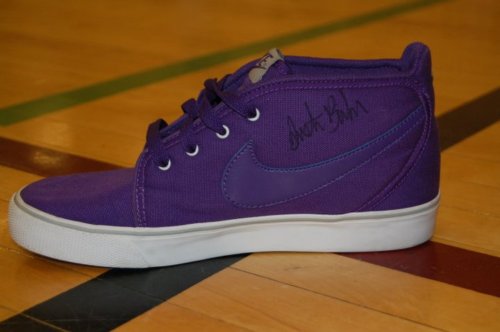 Justin Bieber's concert-worn shoe